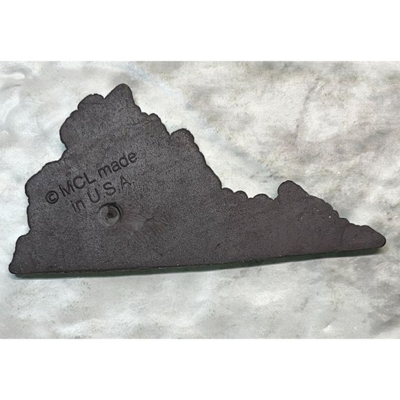 Virginia State Outline Refrigerator Magnet Capitol Cardinal Cannon Pawpaw - Picture 2 of 6